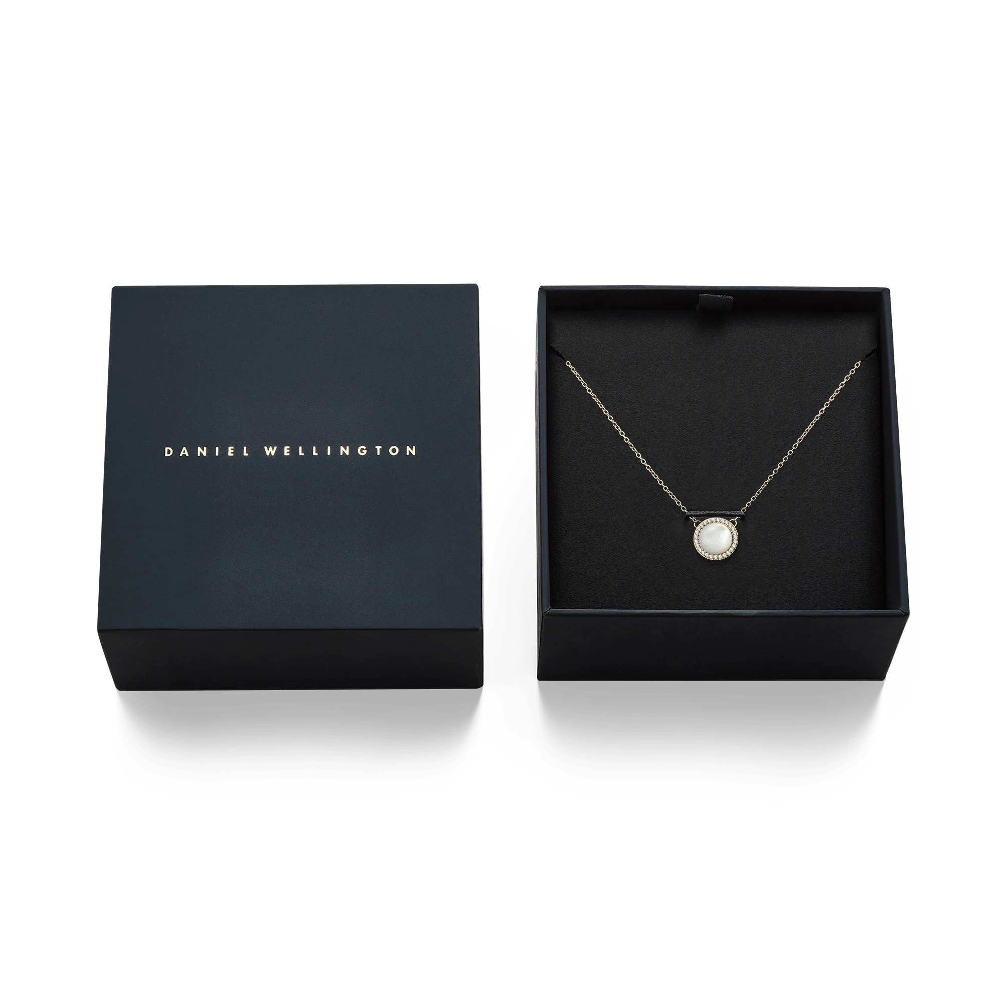 Audrey Necklace Mother of Pearl Gold - Image 5