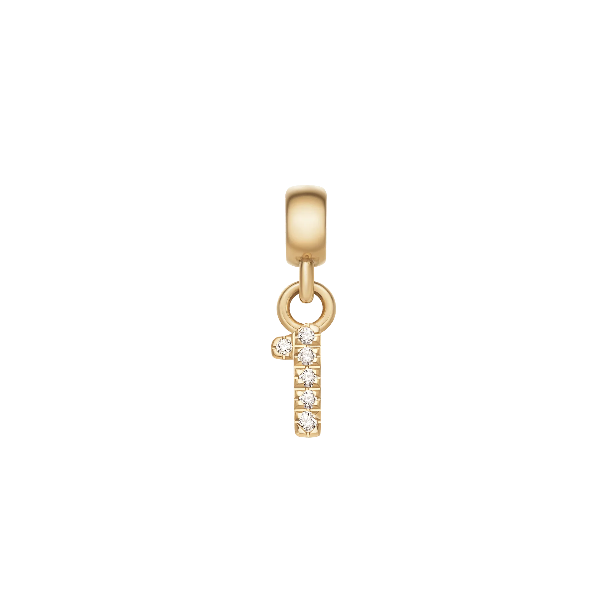 Crystal Number Charm Gold - Image 6