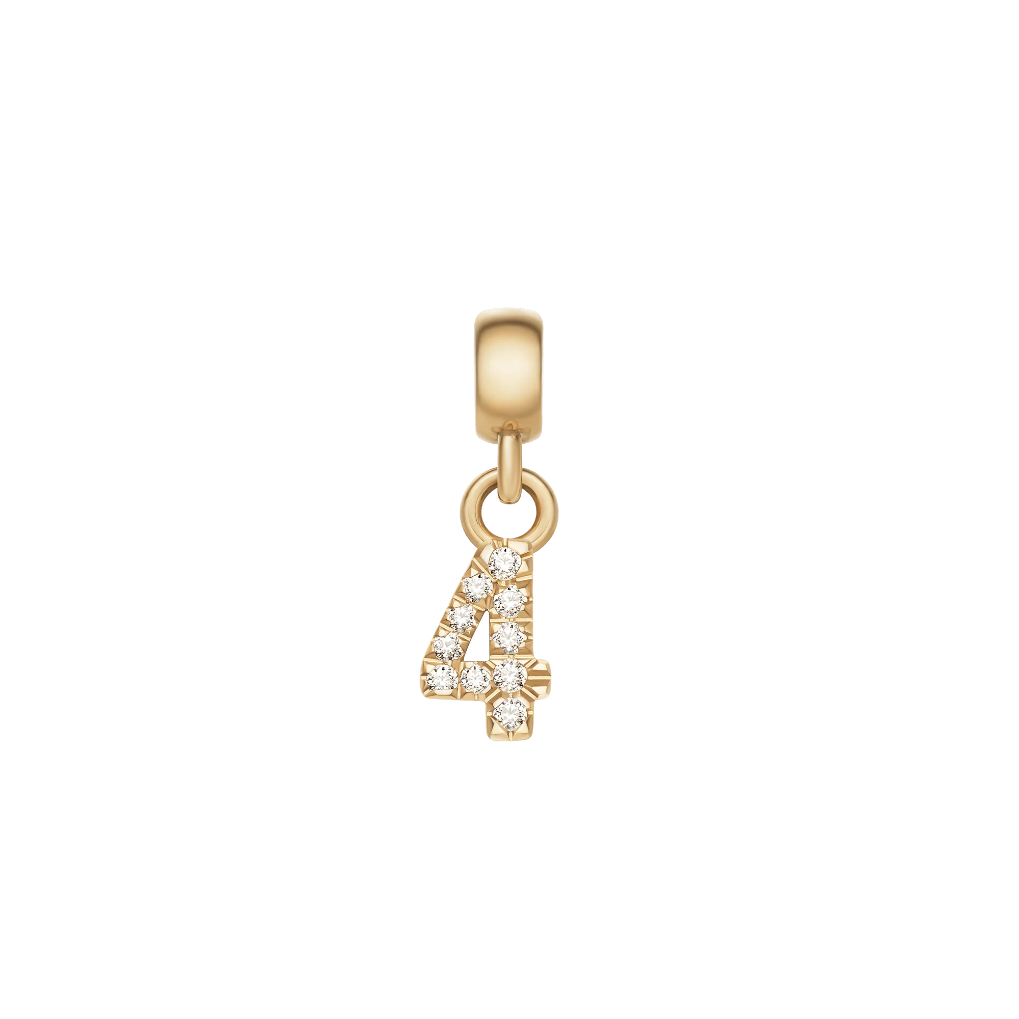 Crystal Number Charm Gold - Image 7