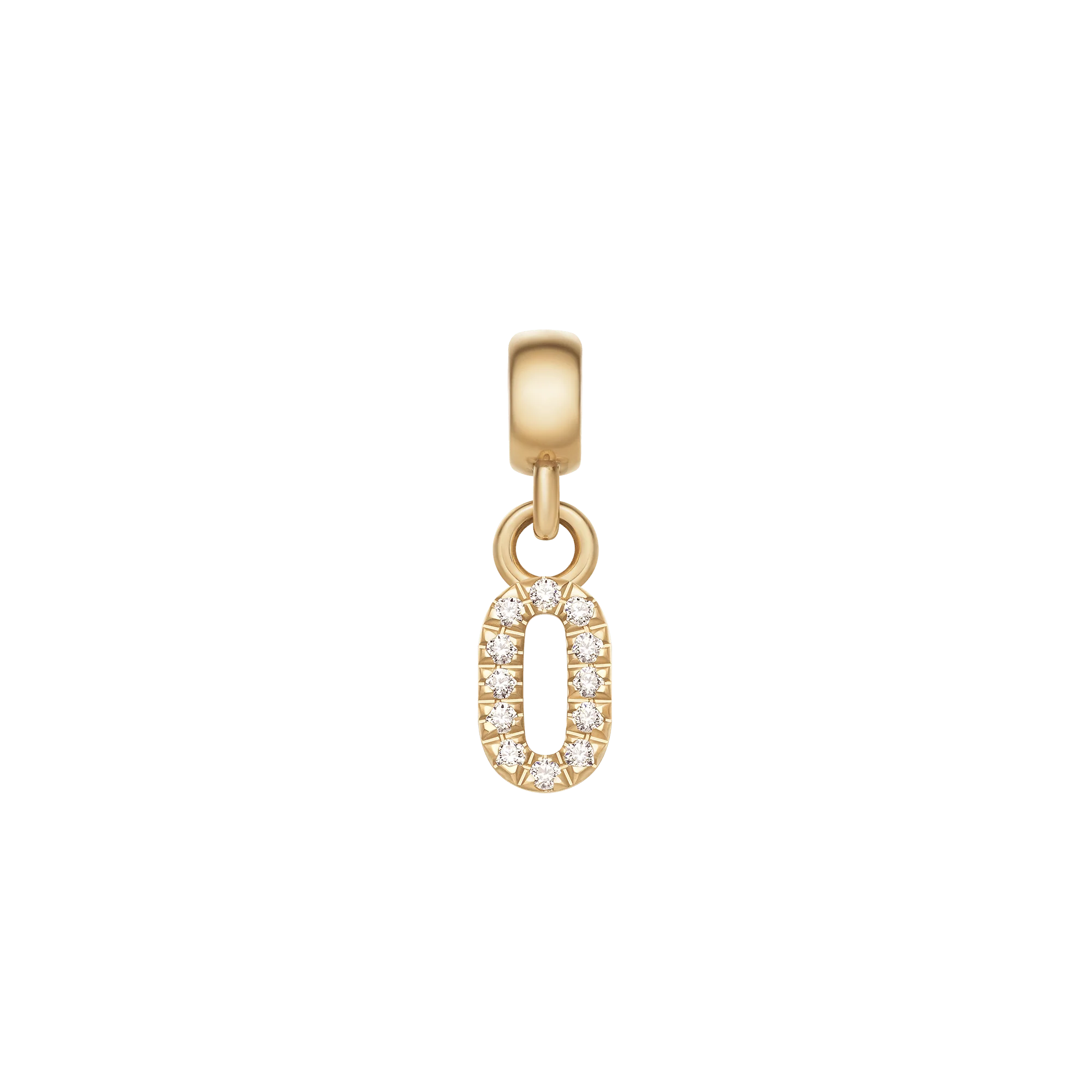 Crystal Number Charm Gold - Image 9