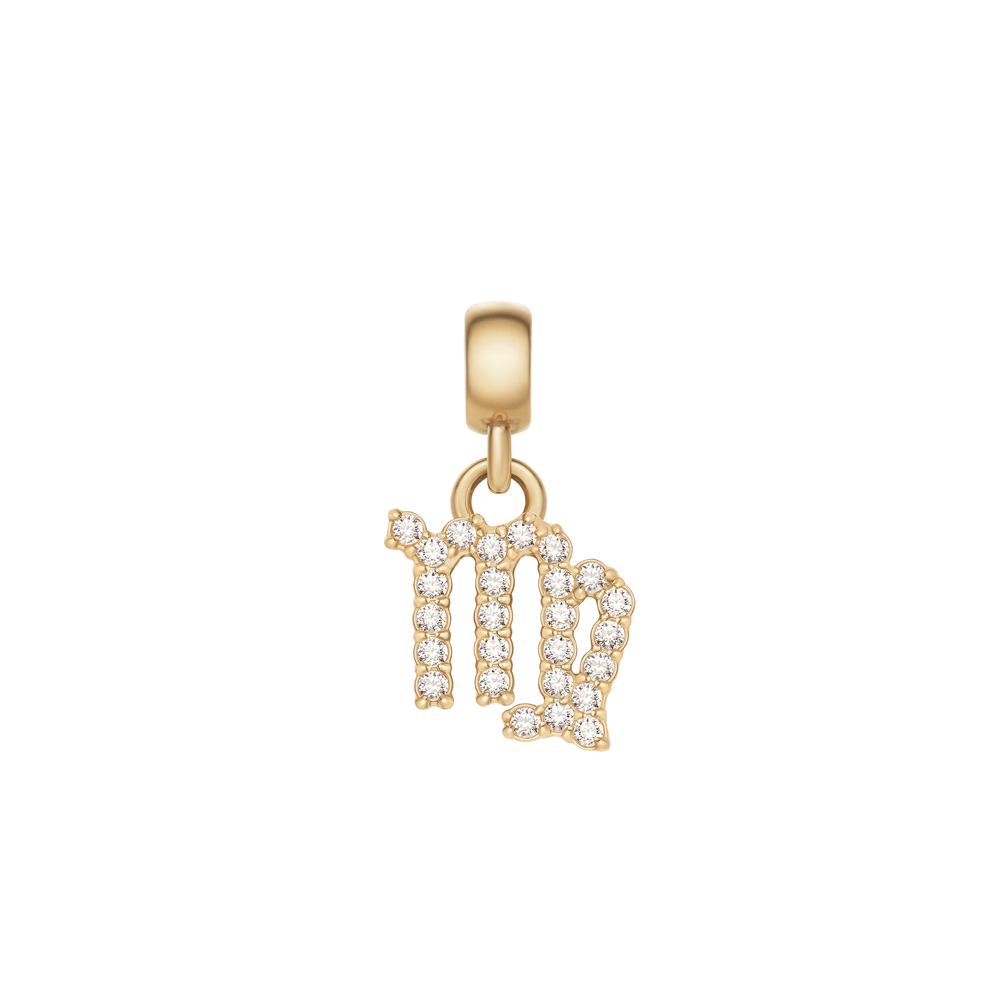 Crystal Zodiac Charm Gold - Image 4