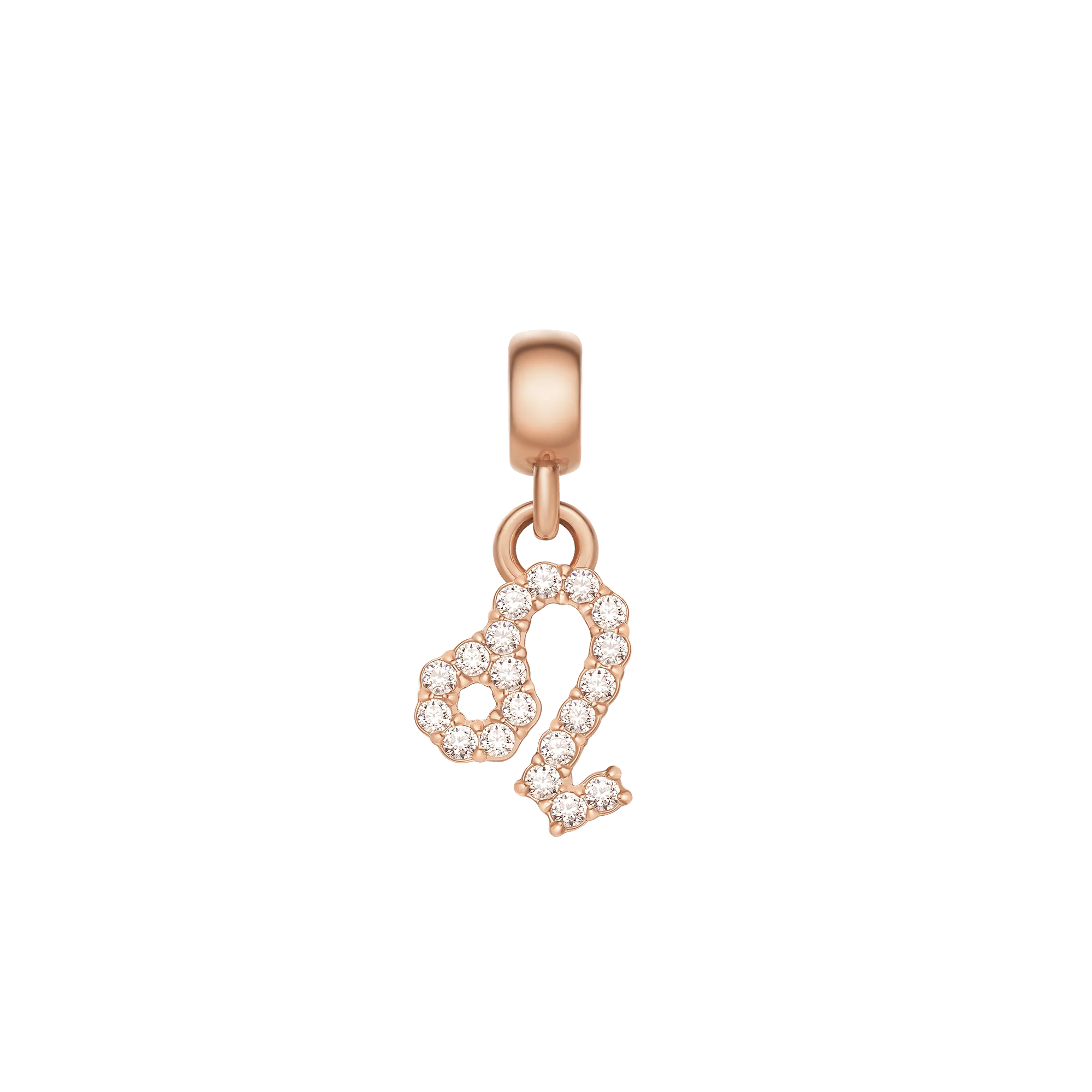 Crystal Zodiac Charm Rose Gold - Image 4