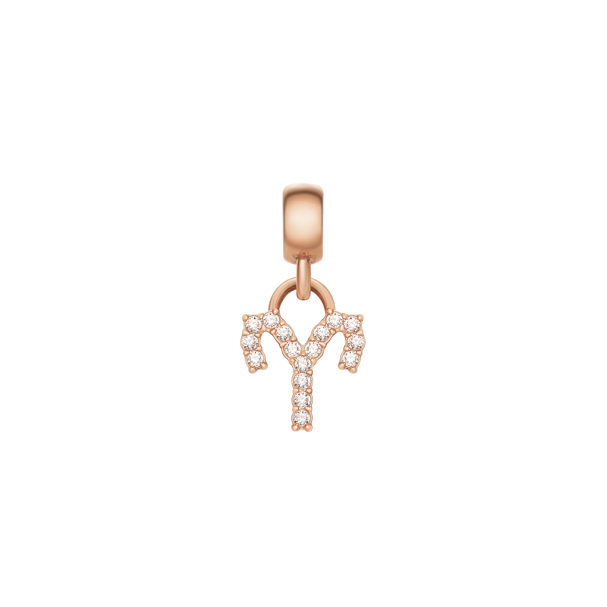 Crystal Zodiac Charm Rose Gold - Image 5