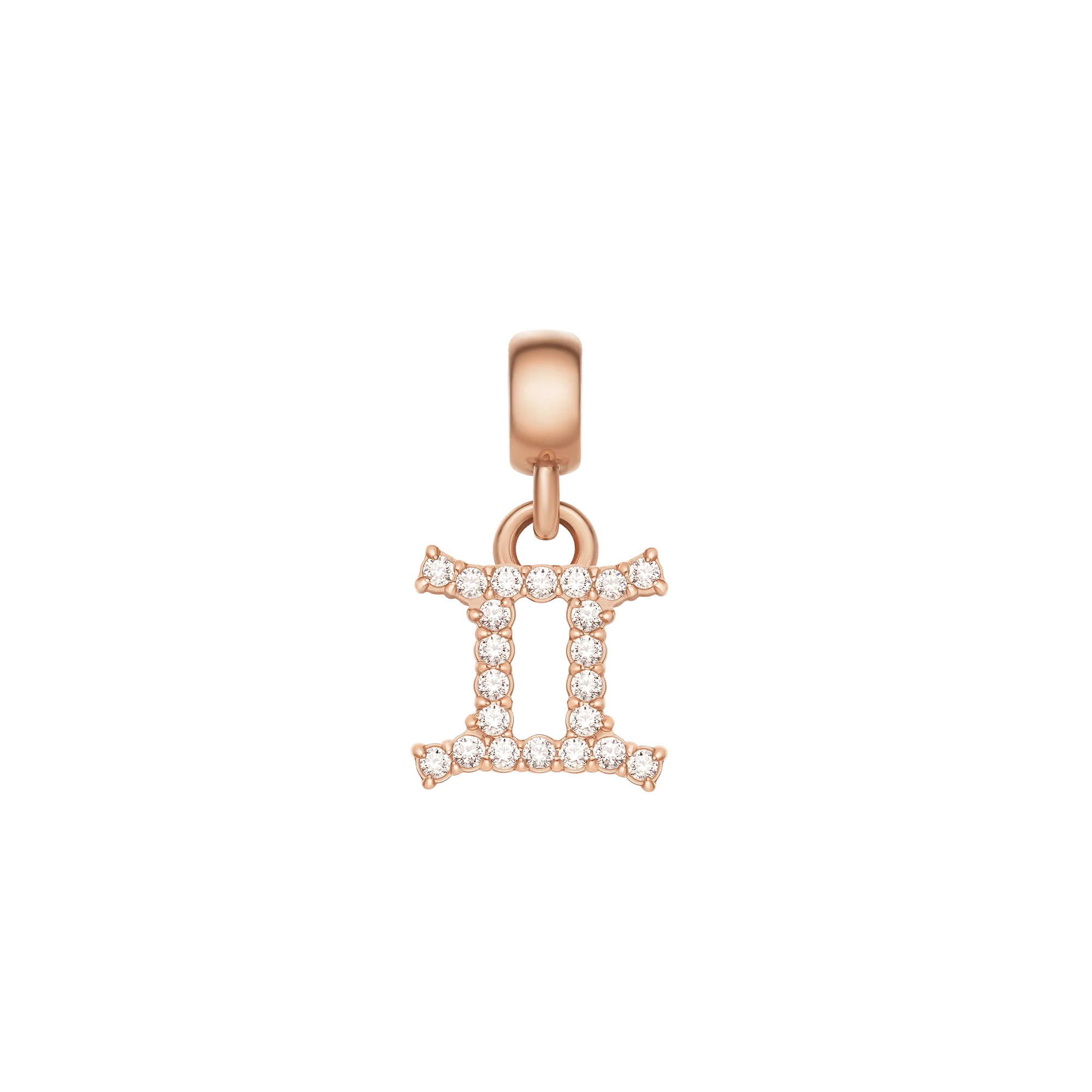 Crystal Zodiac Charm Rose Gold - Image 6