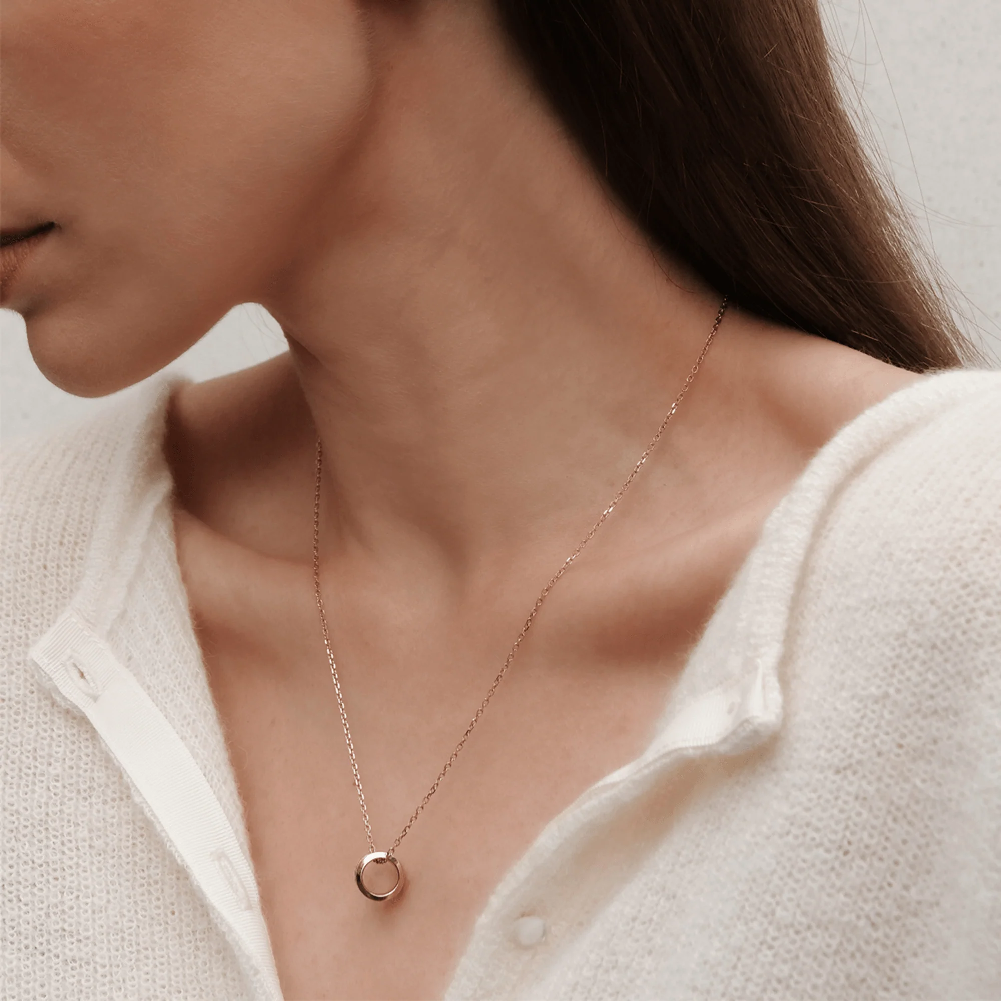 Elan Necklace Rose Gold - Image 2