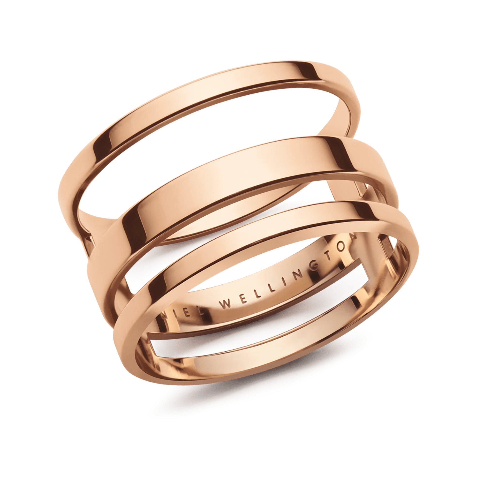 Elan Triad Ring Rose Gold - Image 7