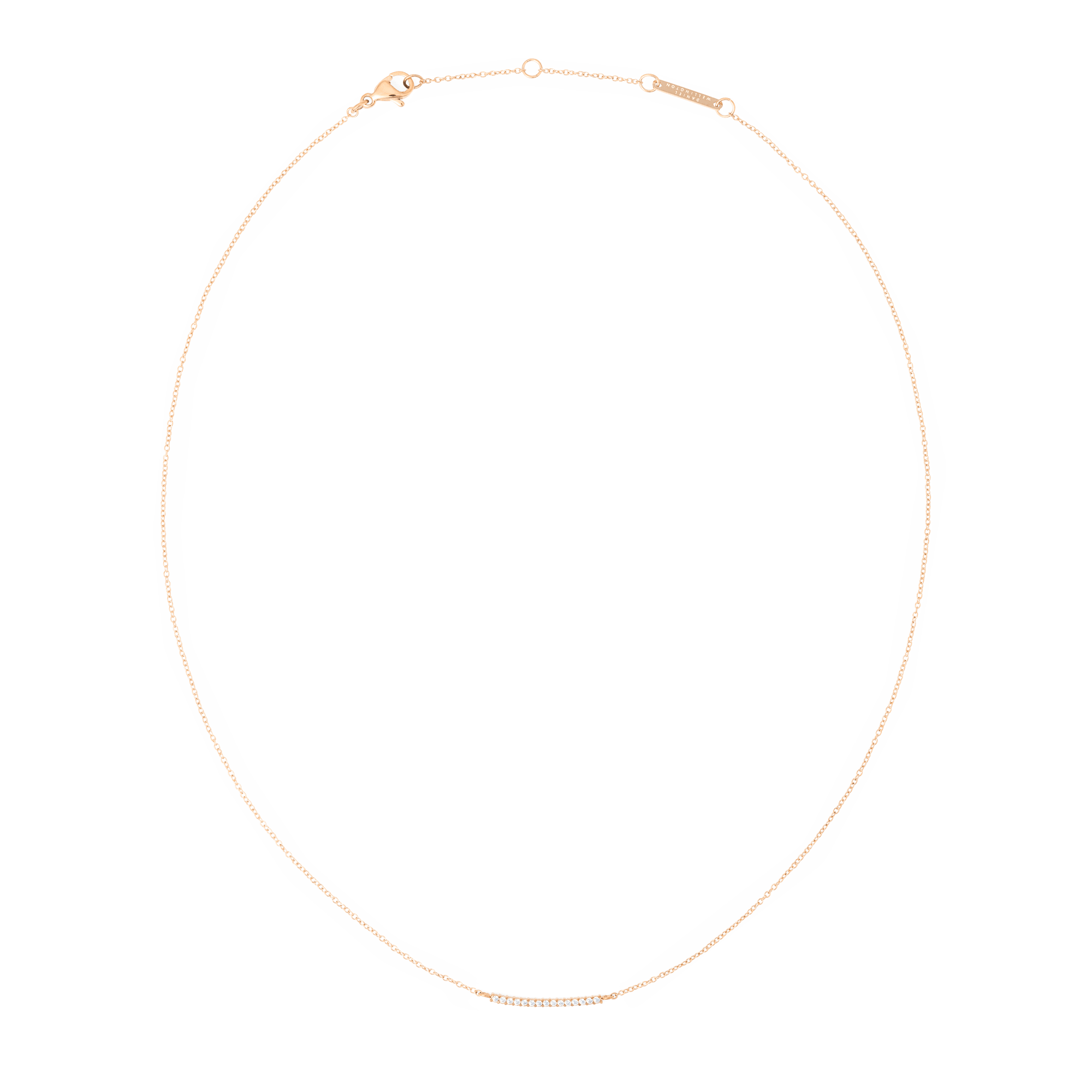 Mirelle Eternity Necklace Rose Gold