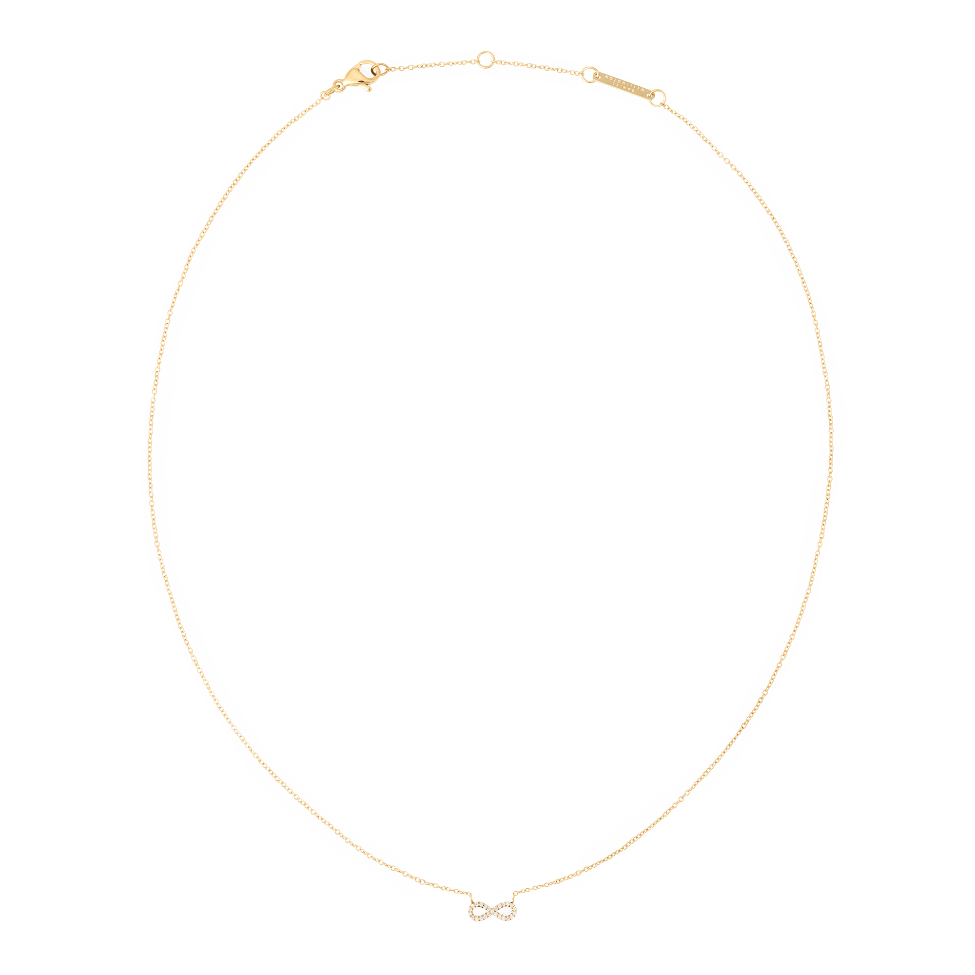 Mirelle Infinity Necklace Gold