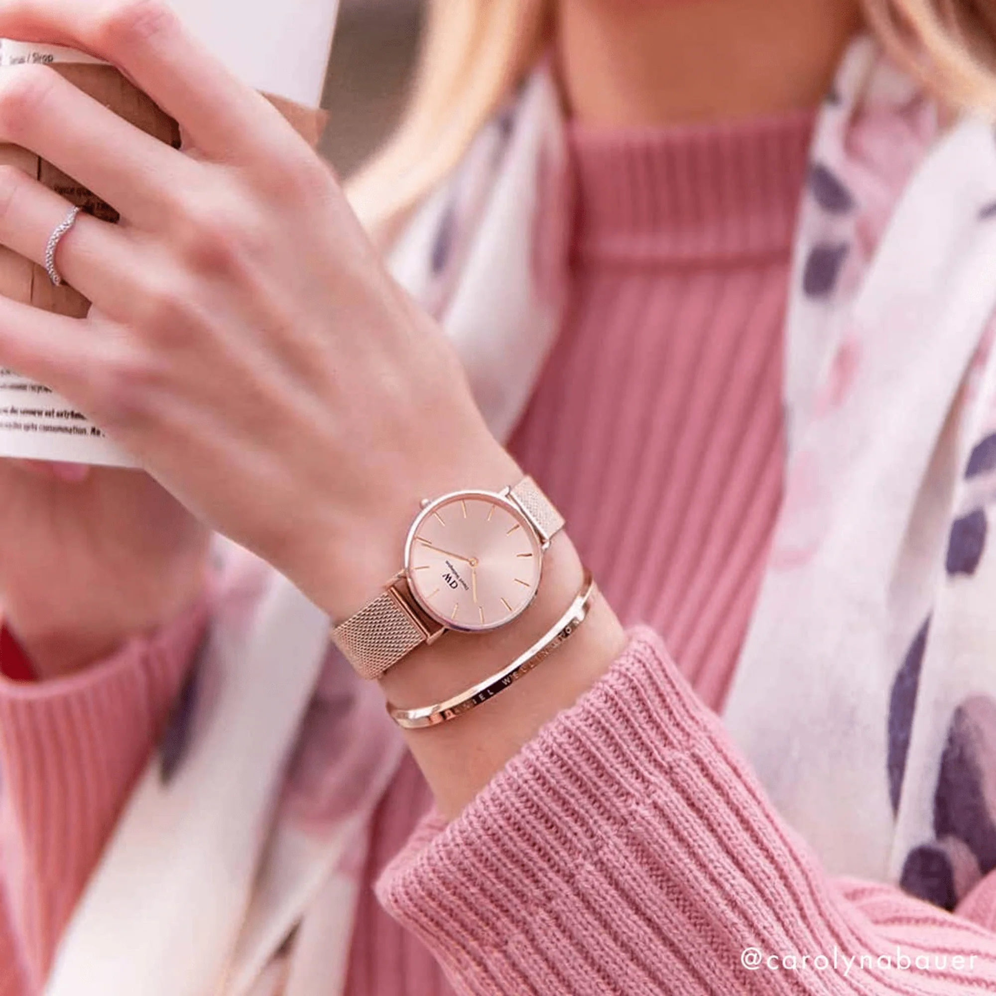Petite Melrose Light Pink Rose Gold - Image 2