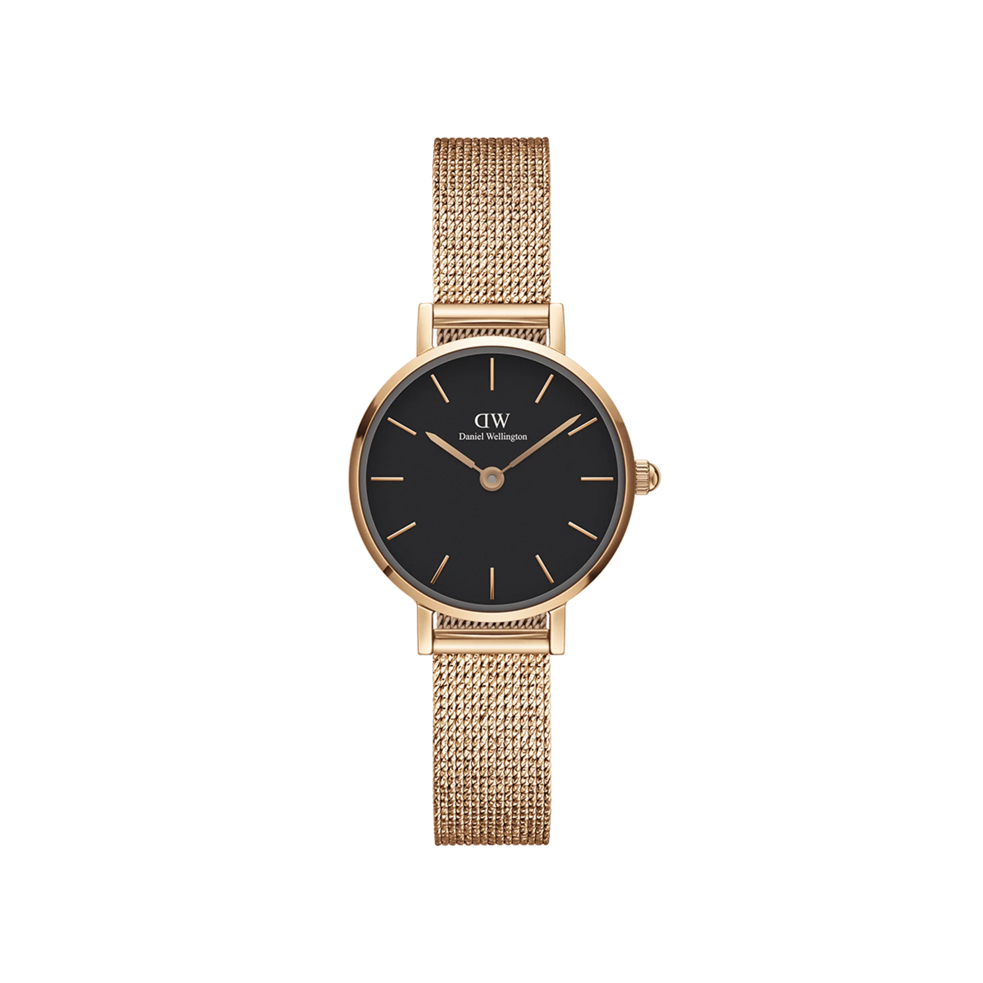 Petite Pressed Melrose Black Rose Gold