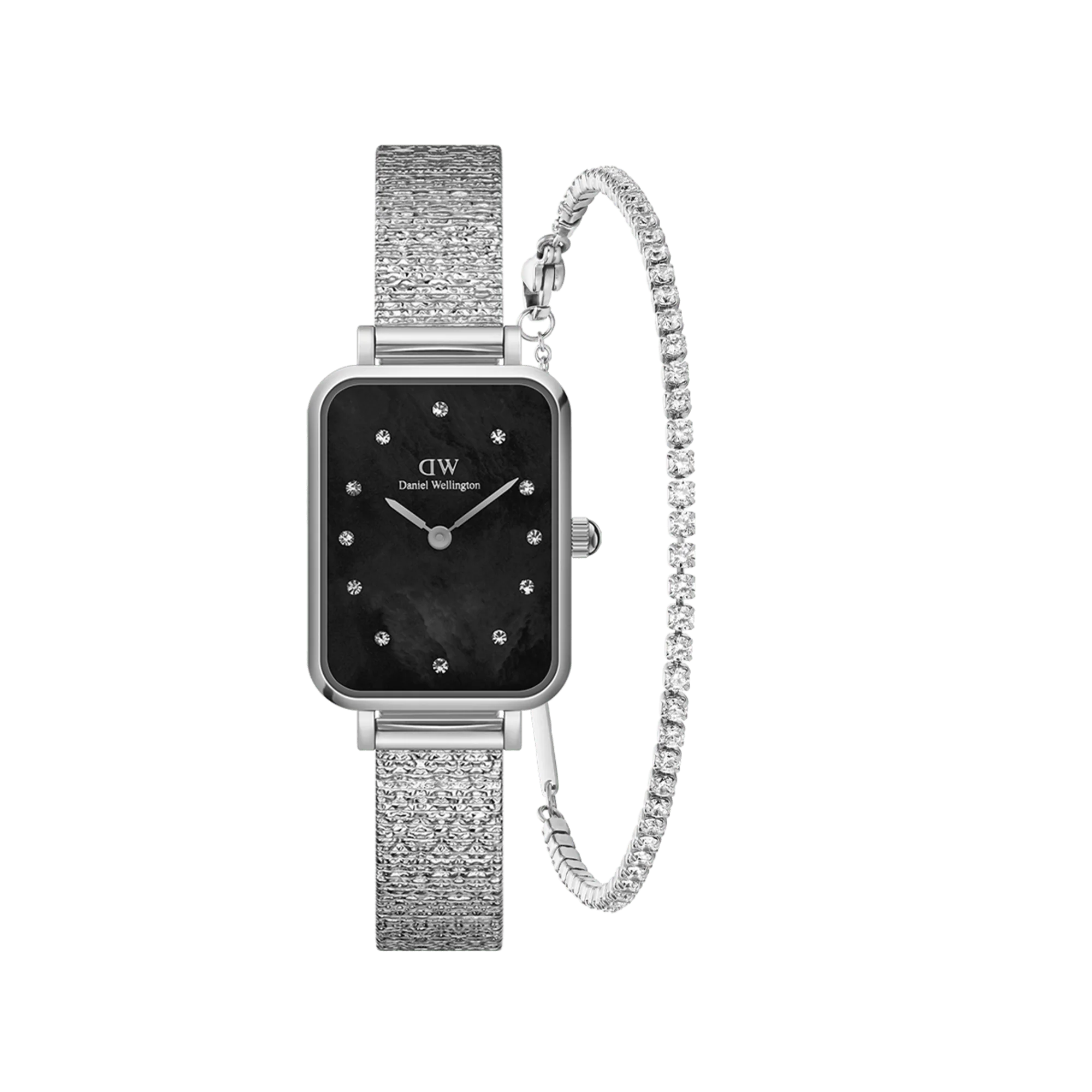 Quadro Lumine Pressed Piano Black MOP & Classic Tennis S
