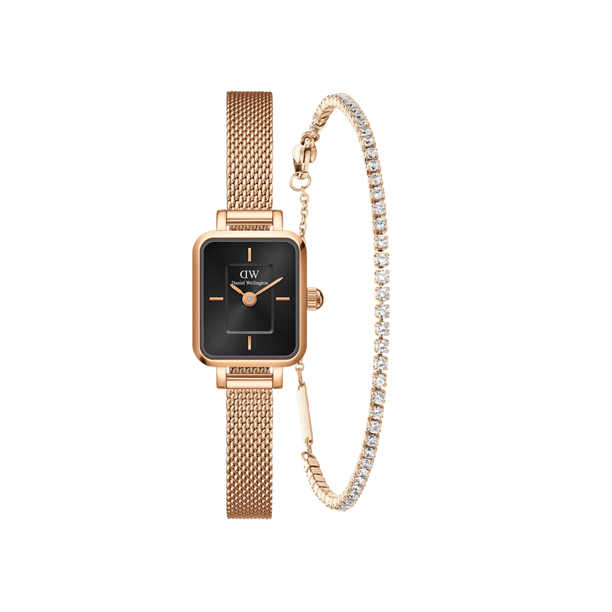 Quadro Mini + Classic Tennis Bracelet