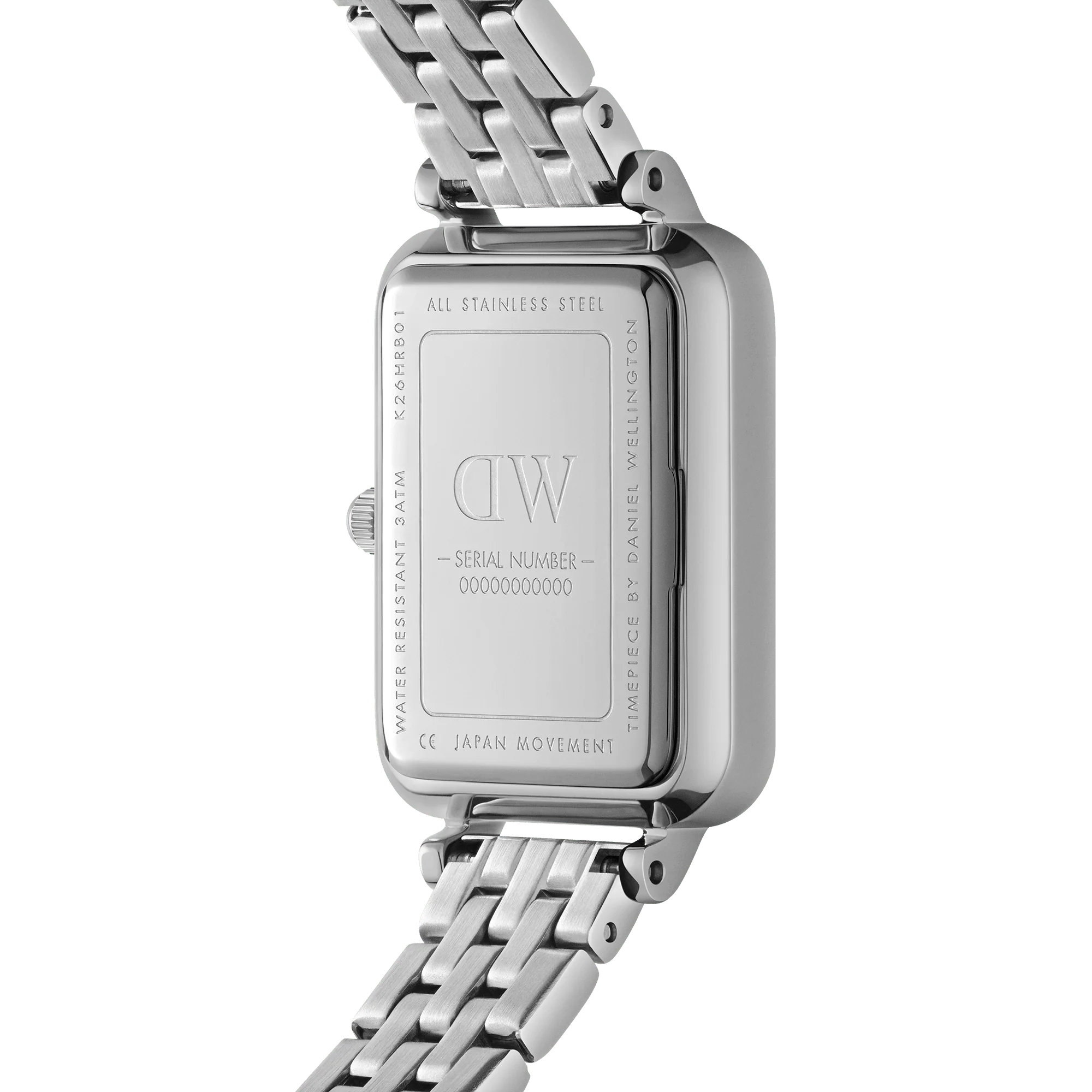 Quadro Roman Numerals 5-Link Silver - Image 5