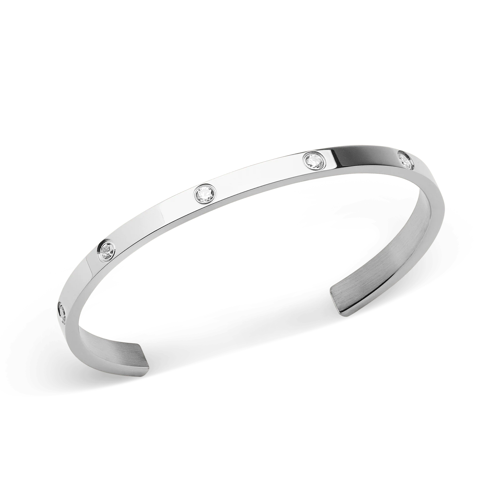 iconic-chronograph-arch-5-link-arctic-panda-silver-ellipse-cuban-chain-bracelet-silver - Image 3